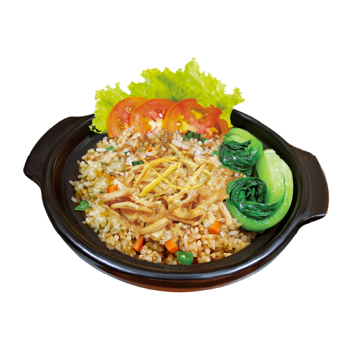 Cơm Tay Cầm Cá Mặn Gà Xé