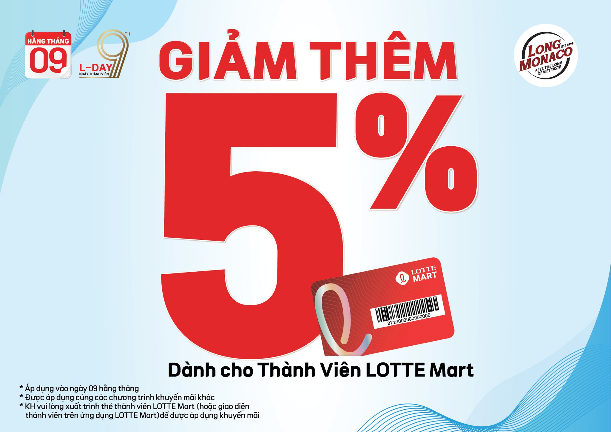 LDAY DEAL HỜI - LONGMONACO x LOTTE MART GÒ VẤP